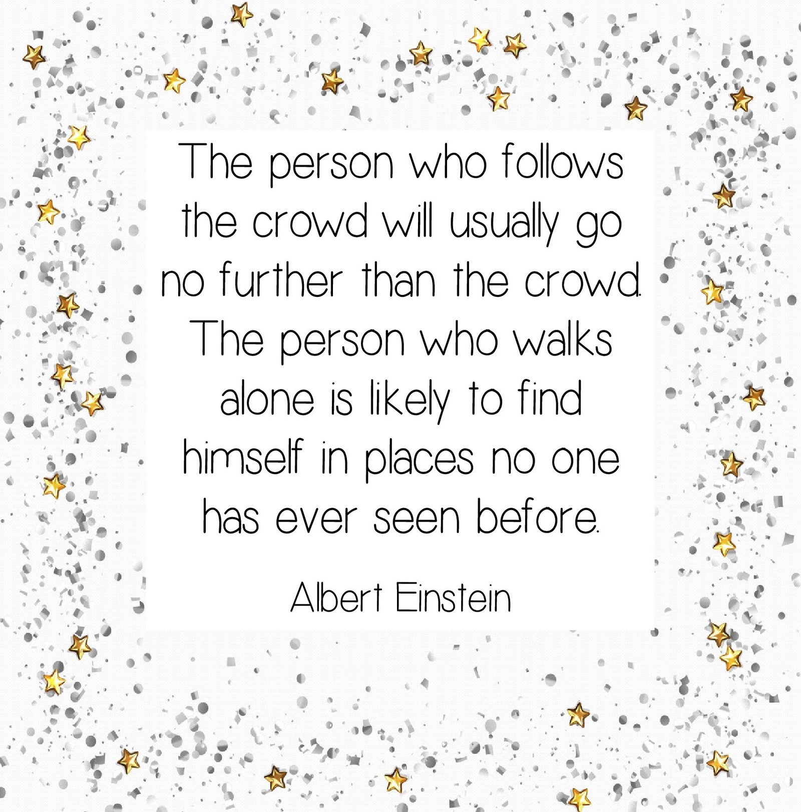 The Person Who Follows the Crowd
