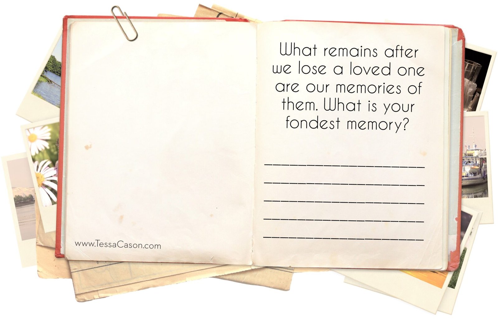 What remains after we lose a loved one are our memories.